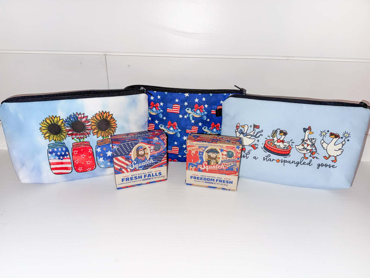 Squatch Soap with Patriotic Pouch