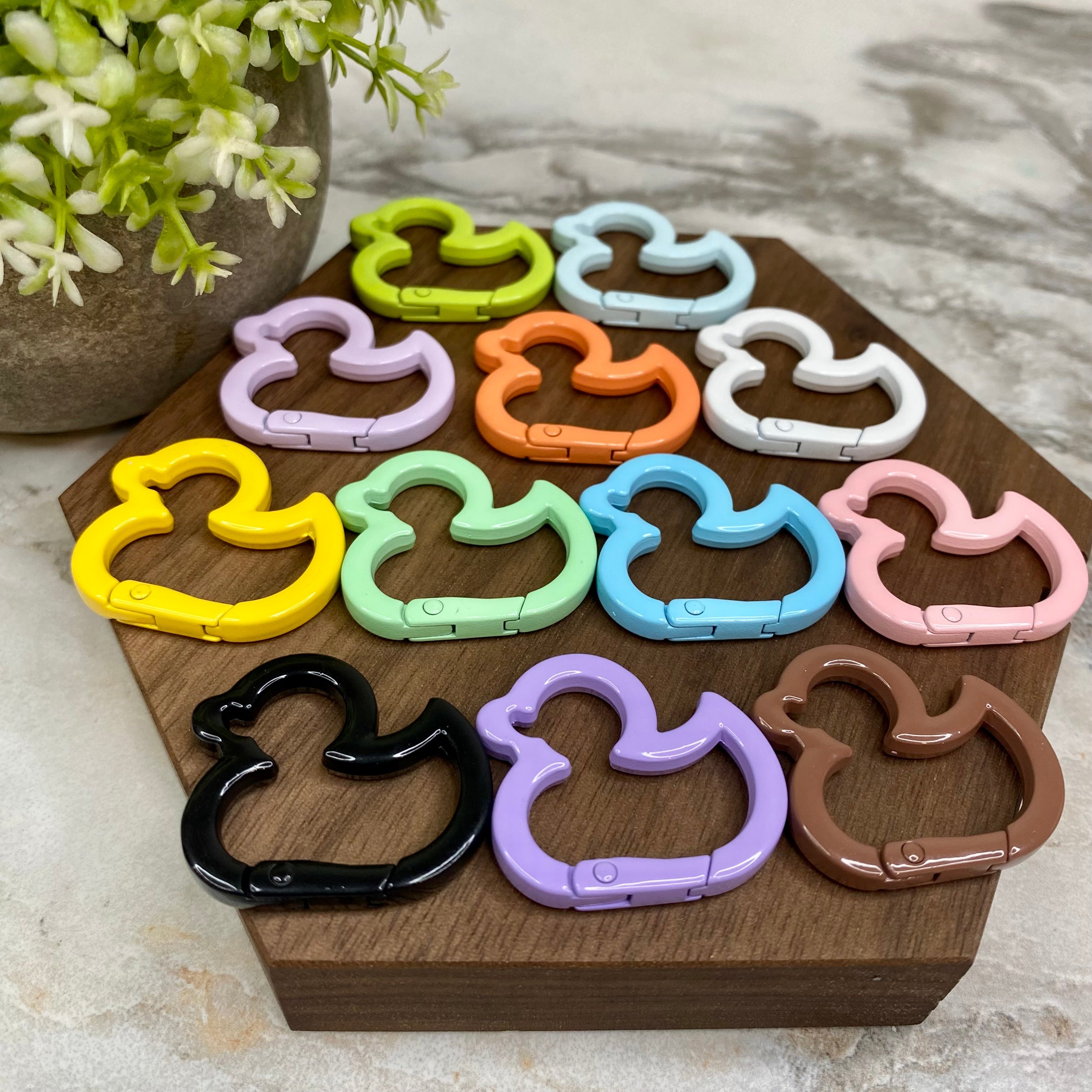 Keychain Ring Clasp - Duck