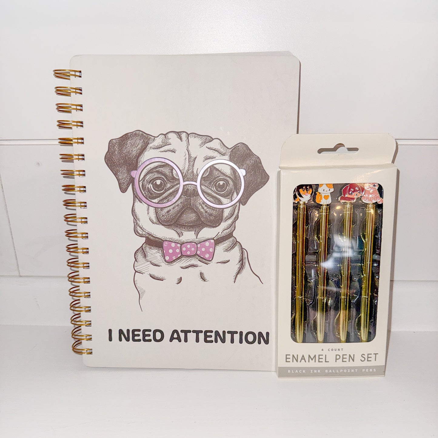 Notebook with Pens