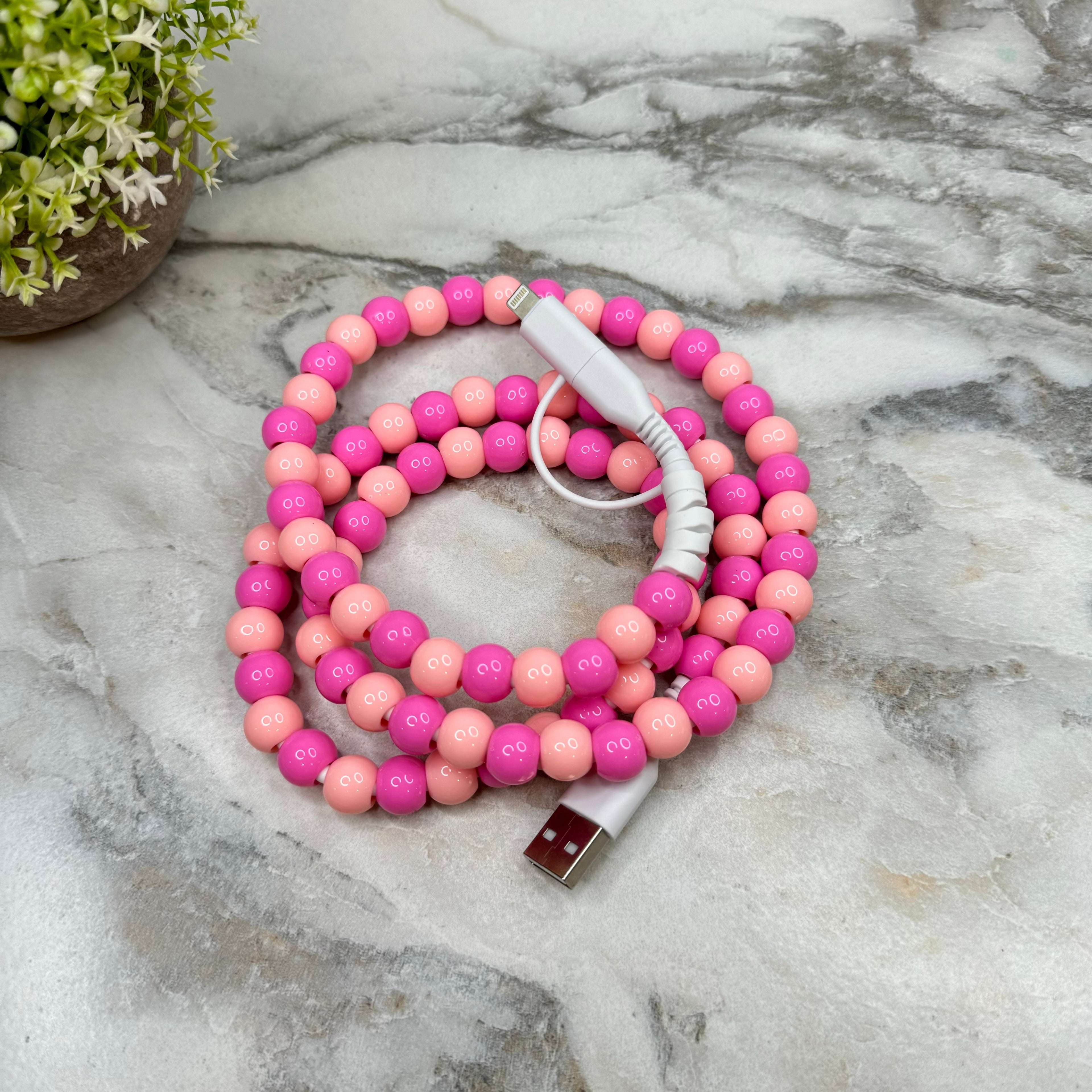 Charging Cord - Beaded #1 - PREORDER 9/18-9/21