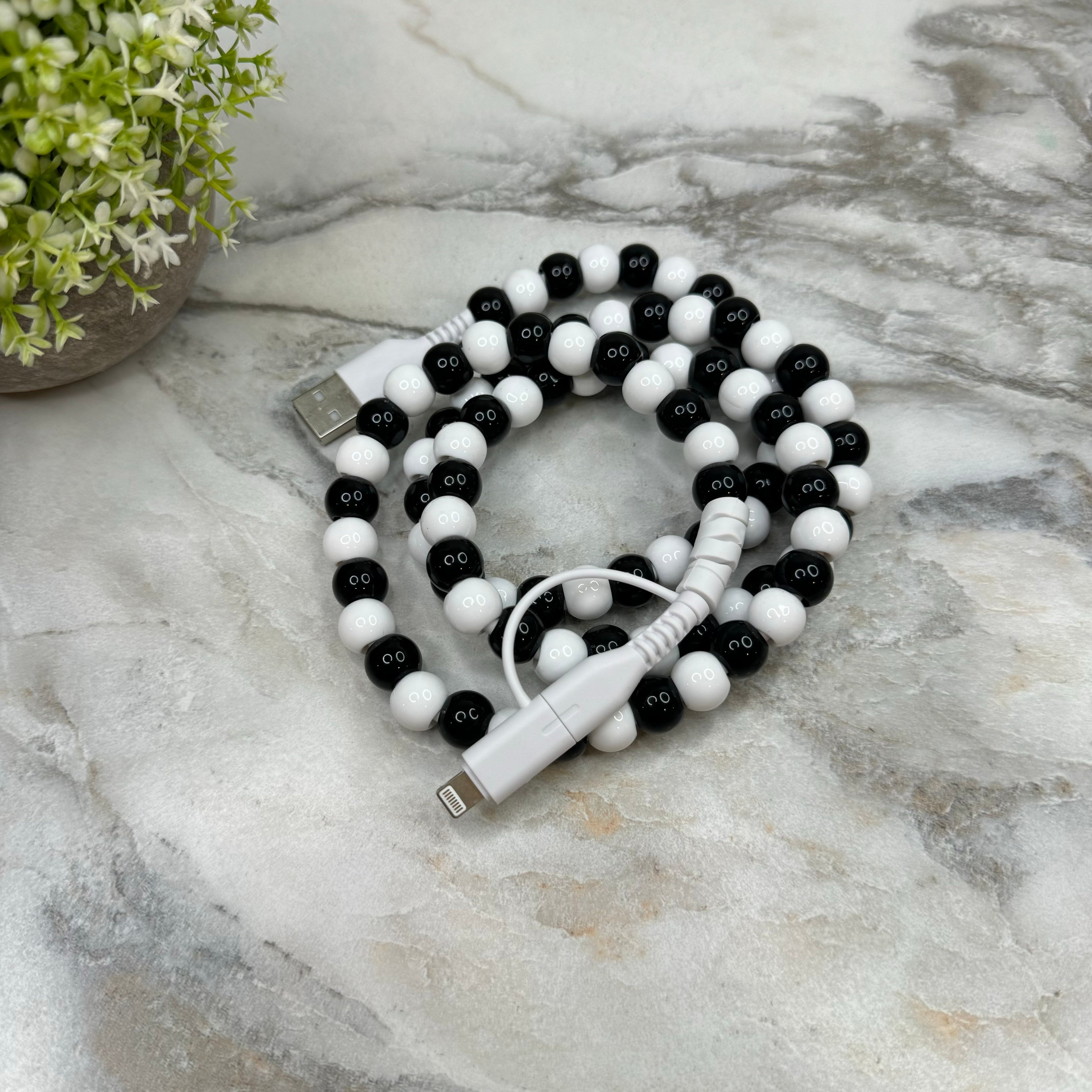 Charging Cord - Beaded #1 - PREORDER 9/18-9/21