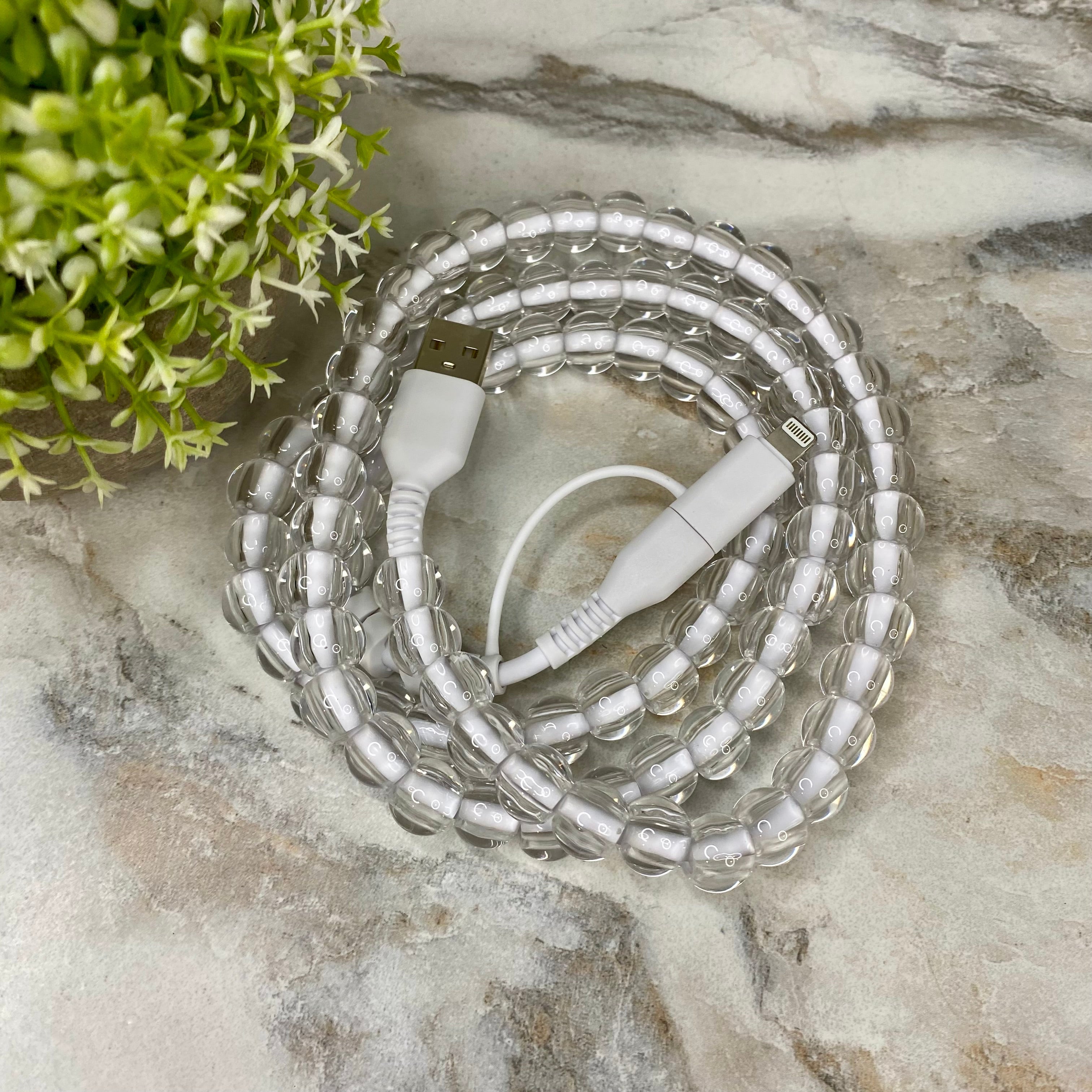 Charging Cord - Beaded #2 - PREORDER 9/18-9/21