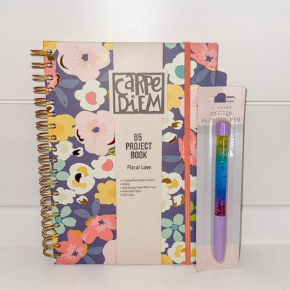 Project Notebook with Pen