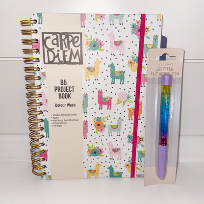 Project Notebook with Pen