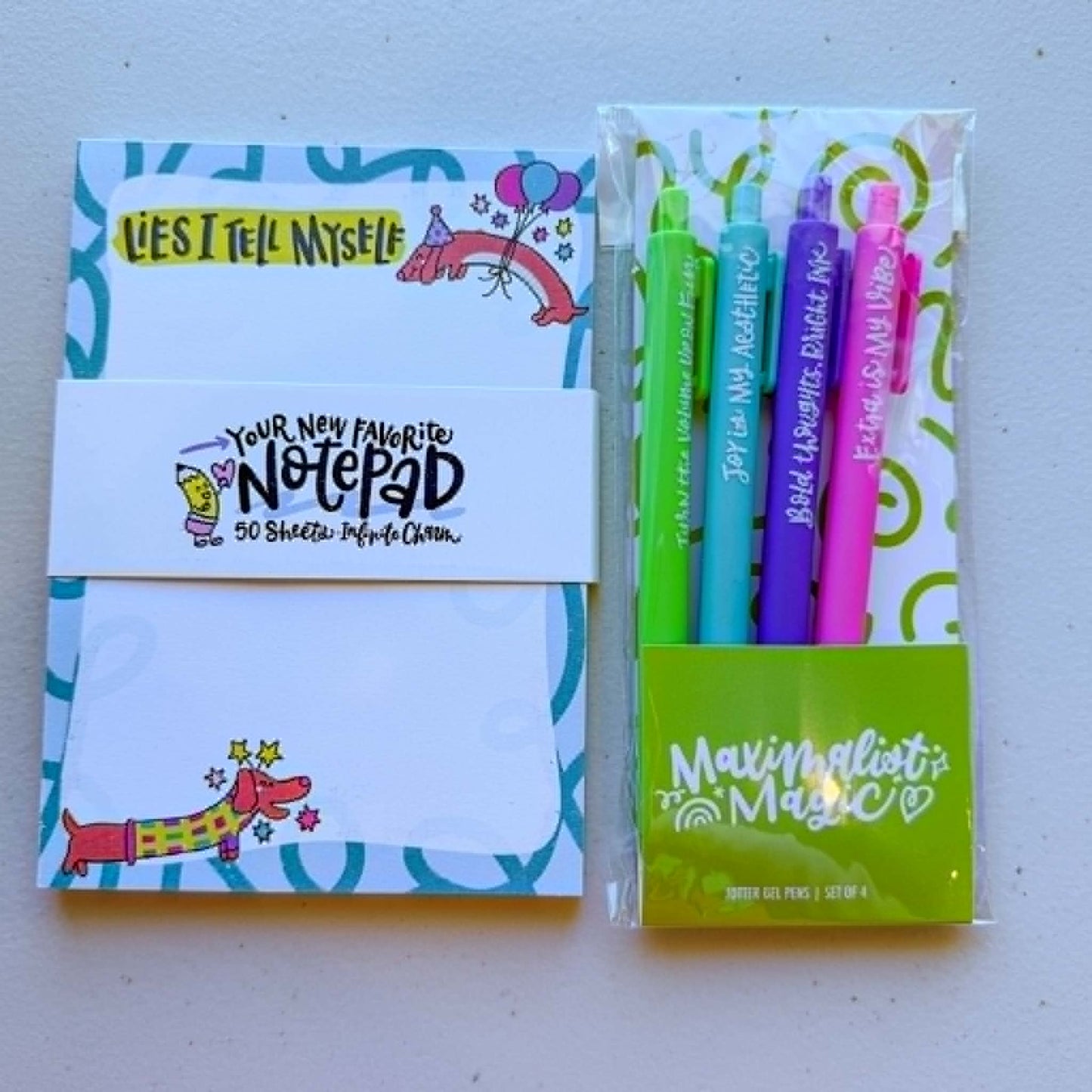 Sassy Notepad with Pens