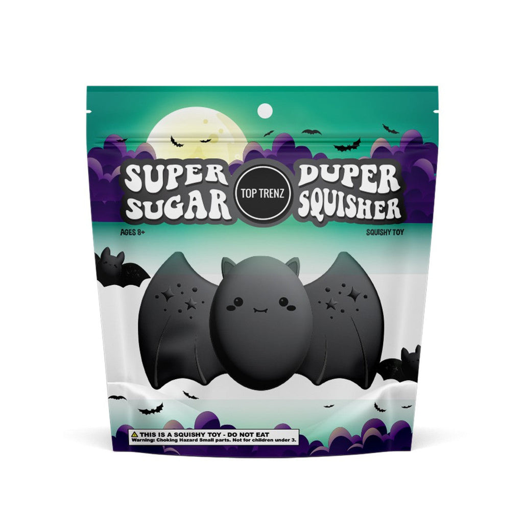 Super Duper Sugar Squisher Toy - Halloween Bat